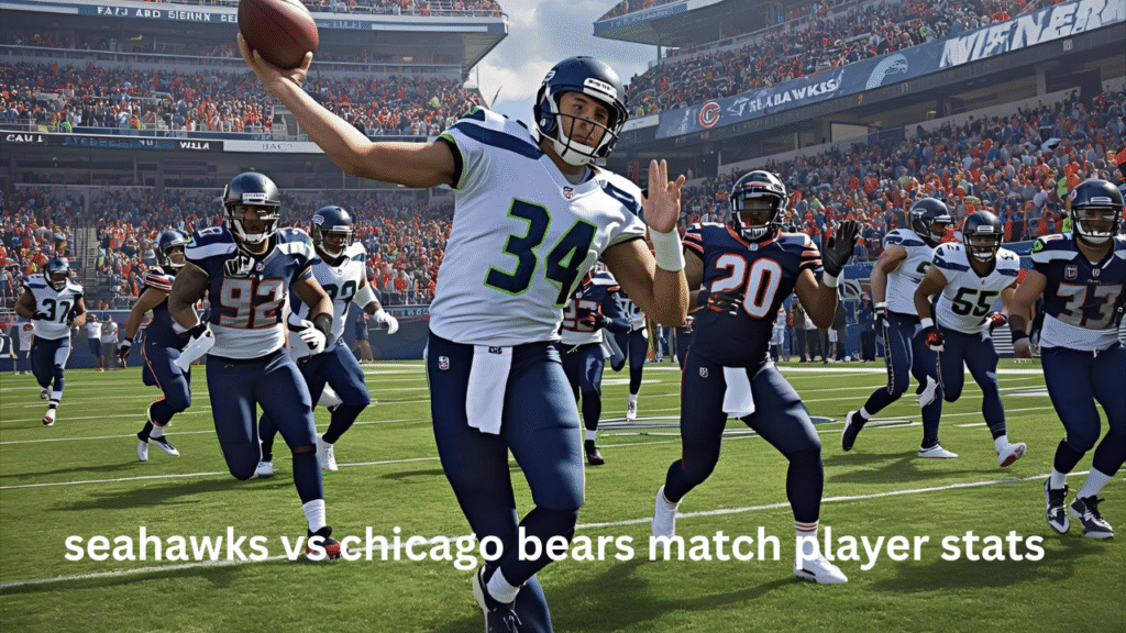 seahawks vs chicago bears match player stats